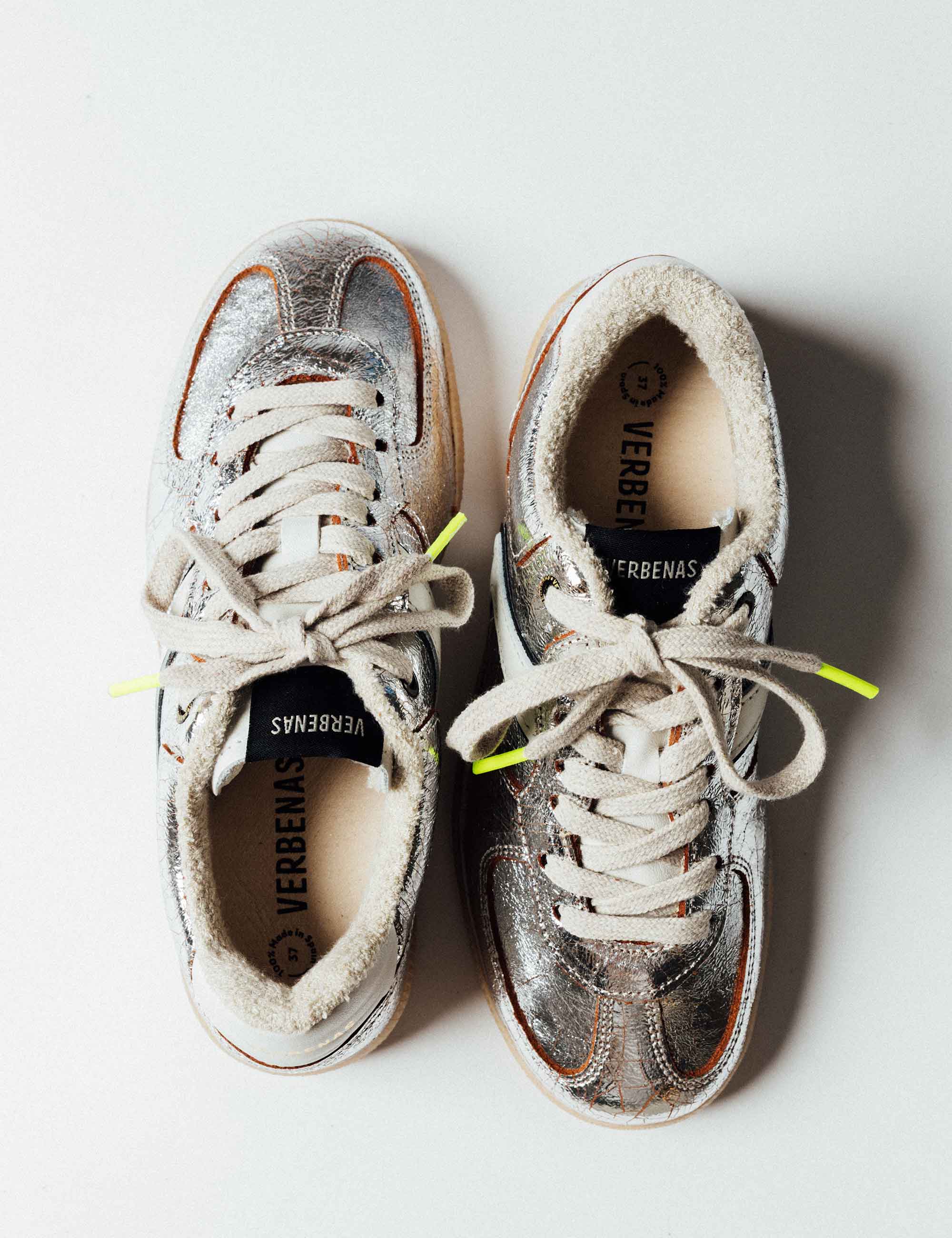 Sneakers Woman Breck Silver | Verbenas