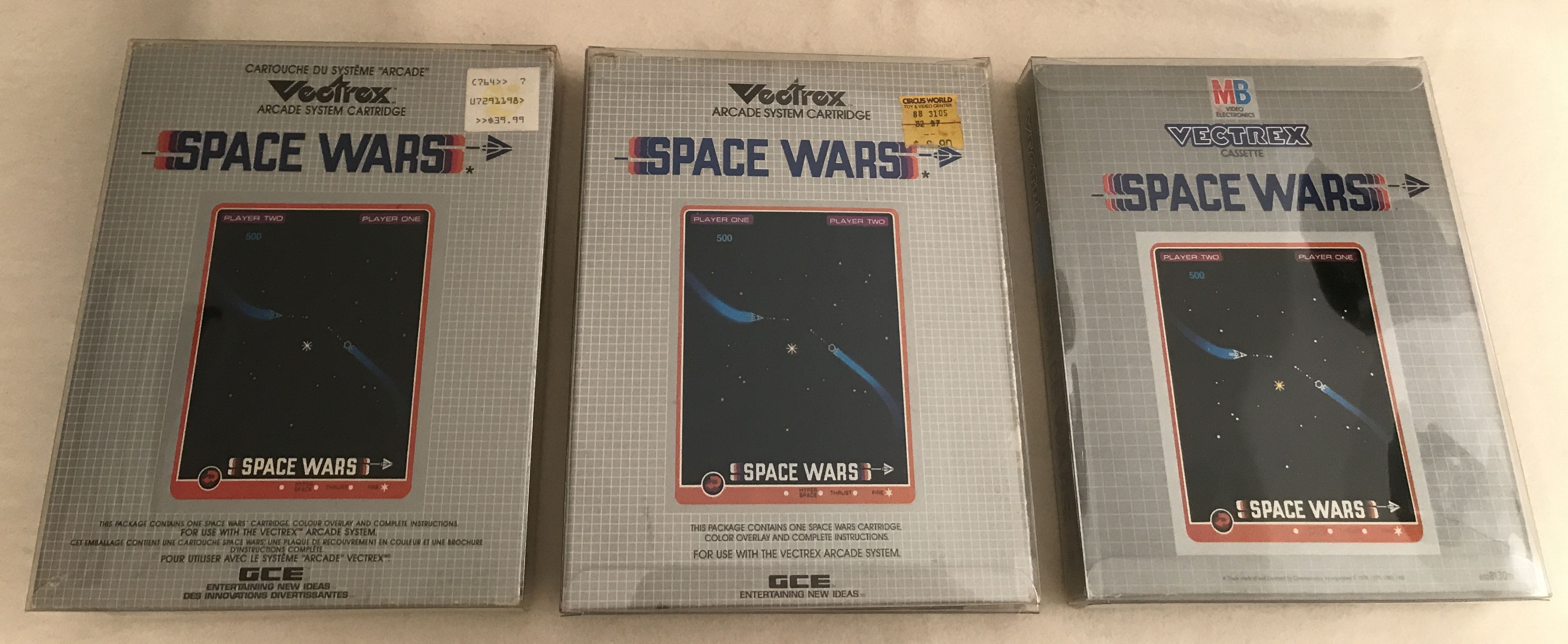 SPACE WARS Vectrex ゲームカートリッジ SPACE WARS Vectrex ゲーム