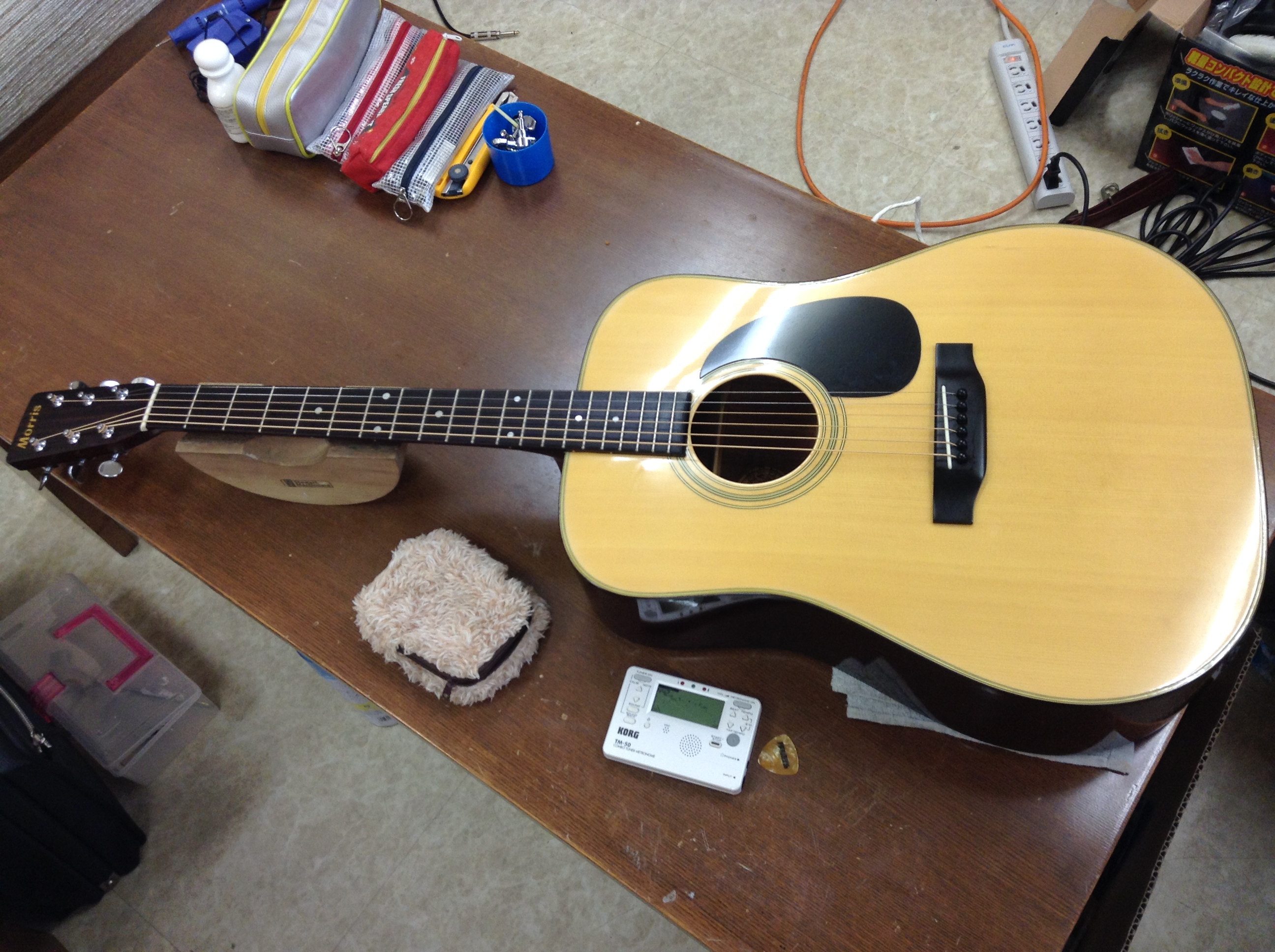 アコースティックギターのメンテ＆リペア ～モーリスW18の巻～ – C.I.K