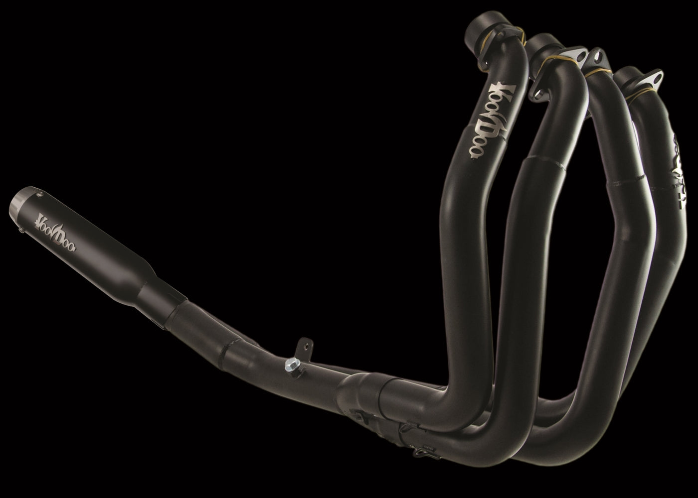 MINI MEG 4 INTO 1 RACE EXHAUST KAWASAKI ZX14 06-25 BLACK