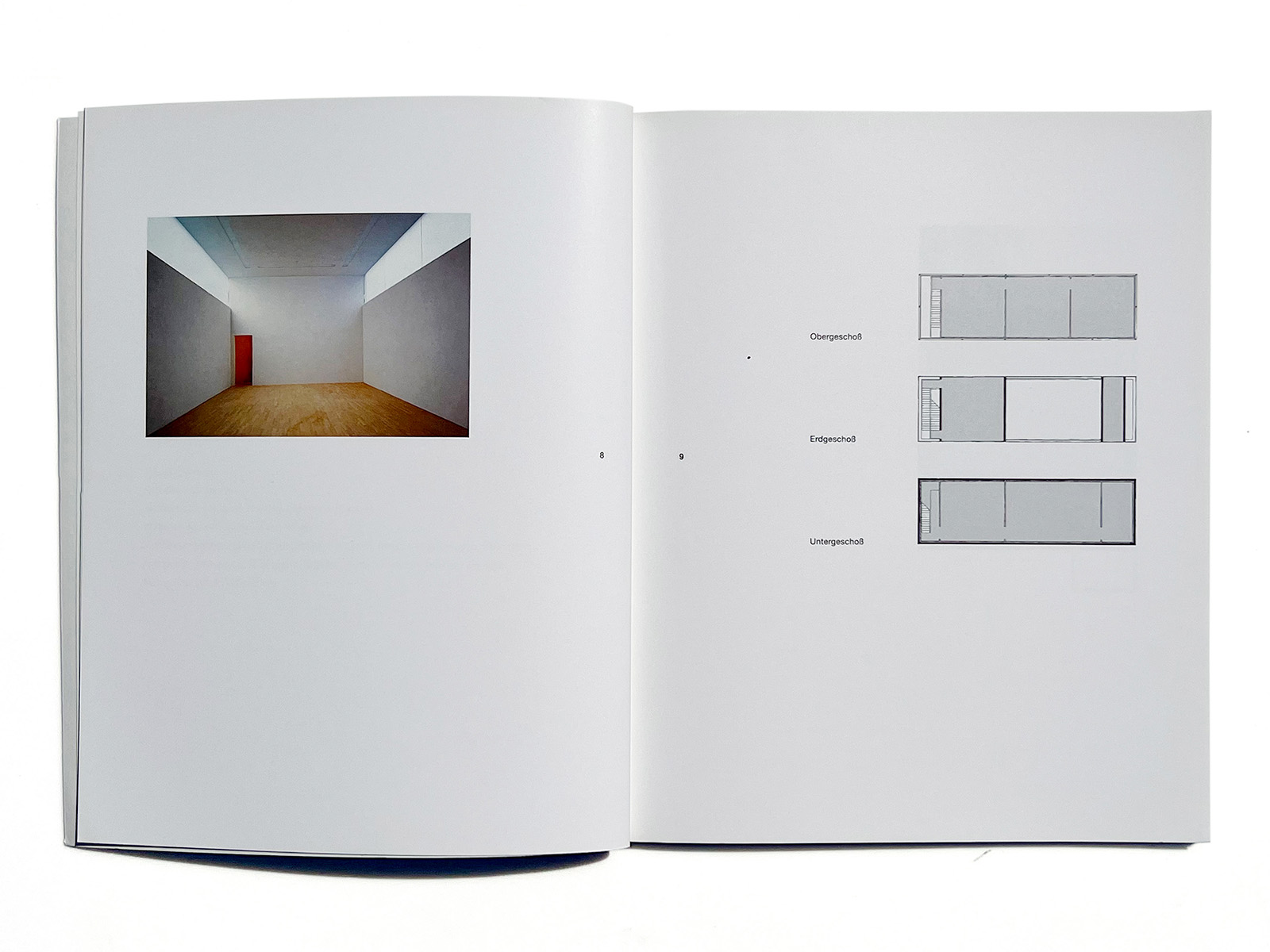 Werkdokumente Herzog & de Meuron – Sammlung Goetz | PAGE SPREAD