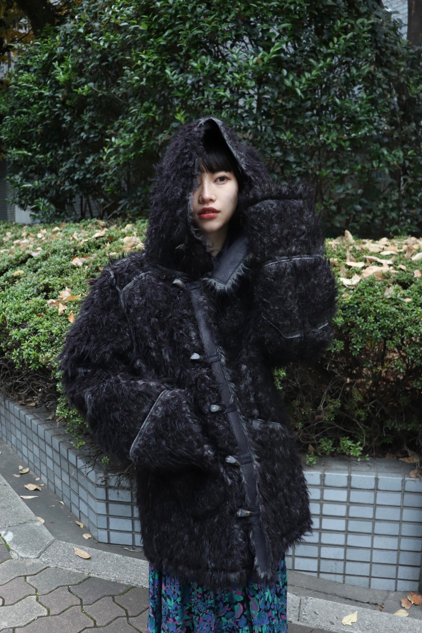 PERVERZE Vegan-Leather Hoodie Teddy Coat – PALETTE art alive