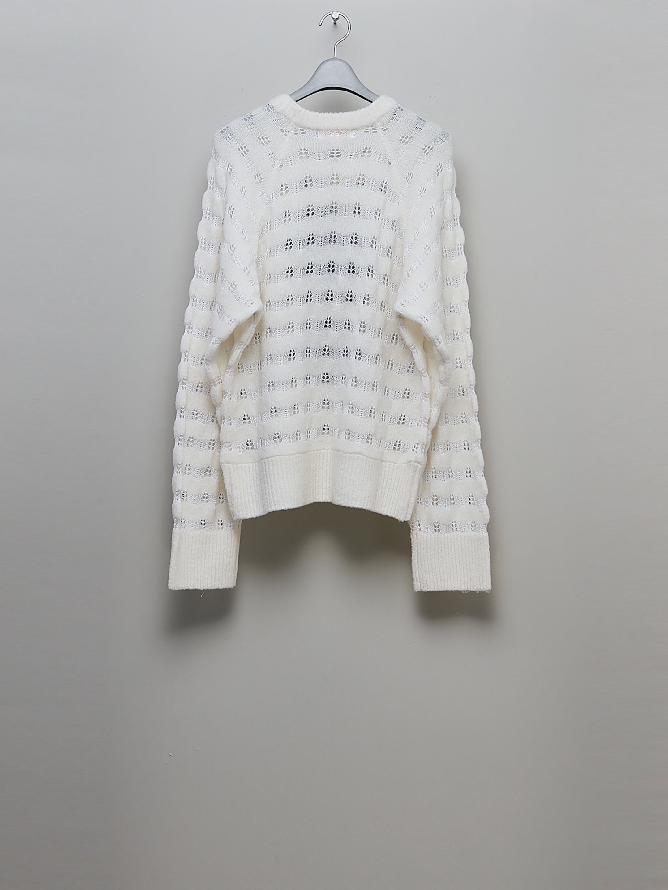 MASU(エムエーエスユー)のREVERSE BEETHOVEN SWEATER WHITEの通販