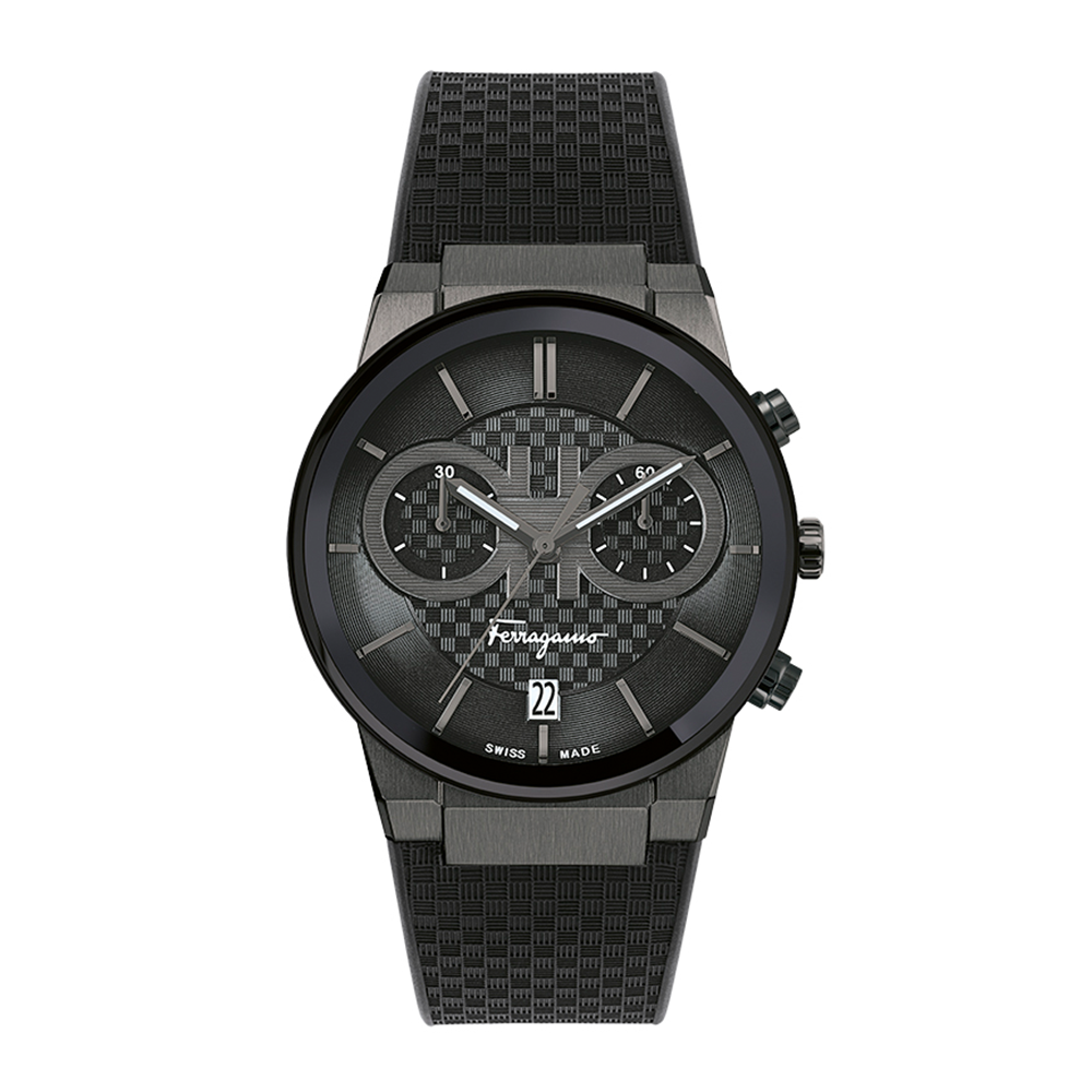Salvatore Ferragamo Sapphire Chrono Watch – Paris Gallery Qatar