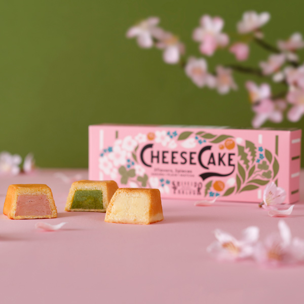 チーズケーキ3種 各1個⼊（さくら・プレーン・抹茶）│チーズケーキ