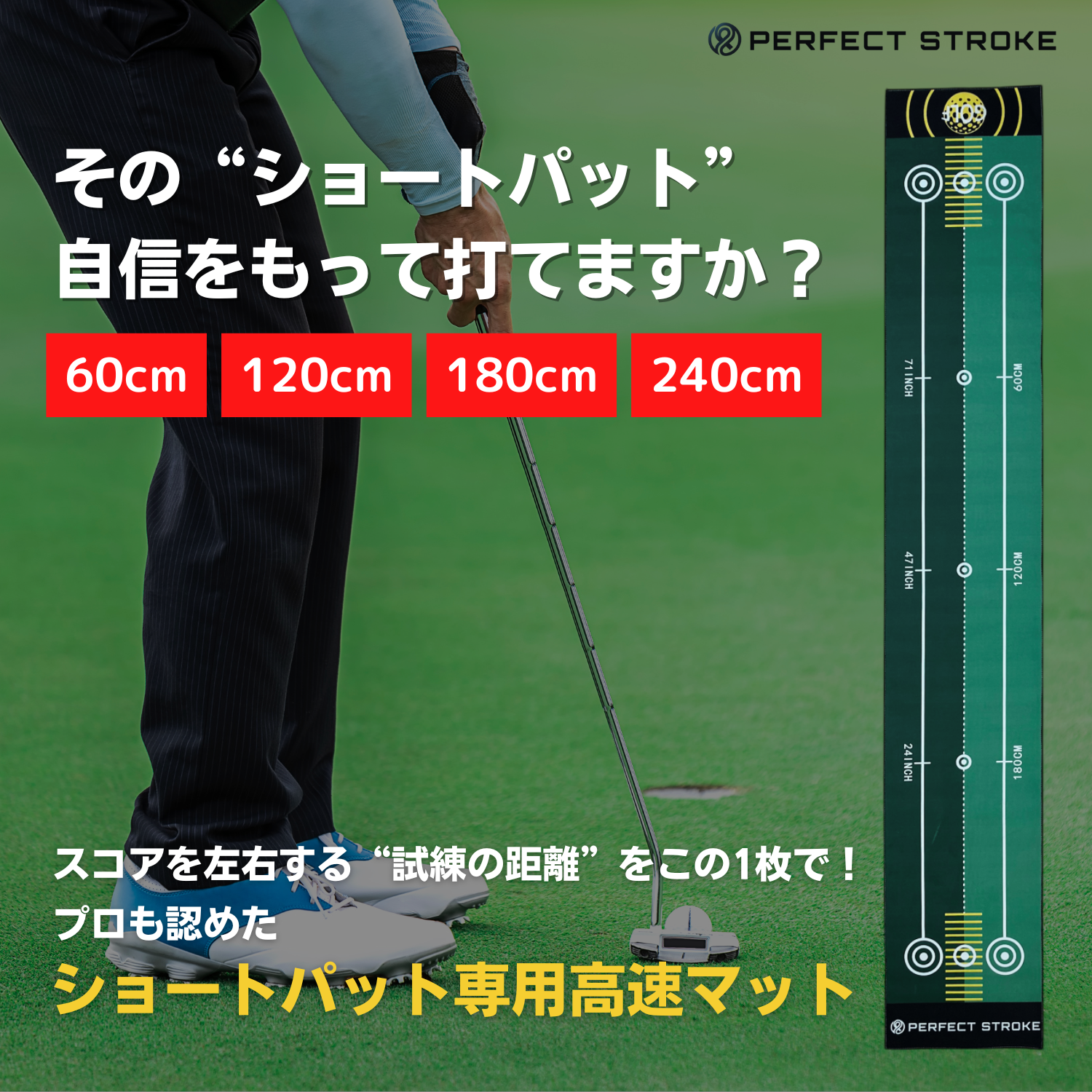 パーフェクトストローク ブラックパターマット – パーフェクト