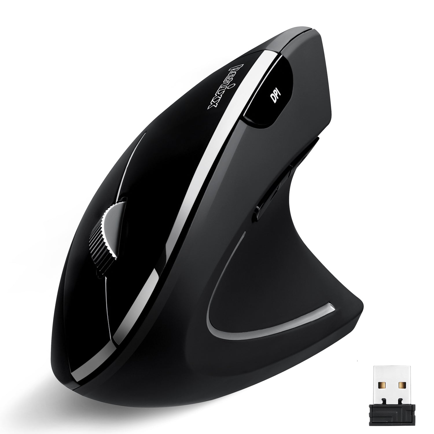 PERIMICE-813B エルゴノミクスマウス マルチデバイスBluetooth 2.4G