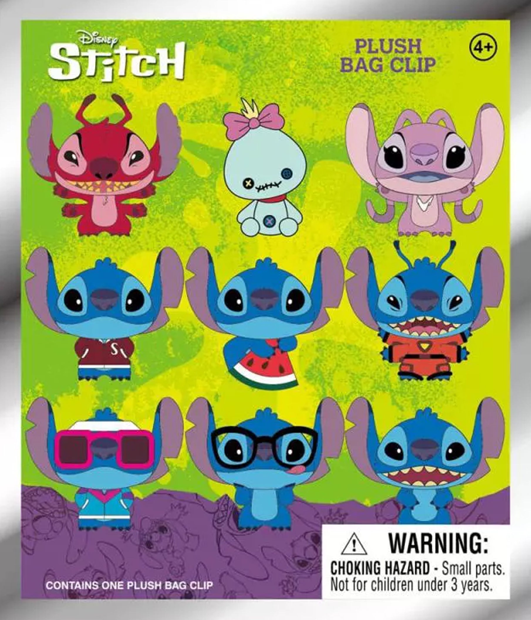 Disney Stitch - Plush 3D Foam Bag Clips – Pickaparty