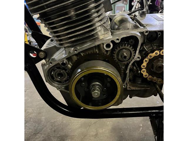 GS400 セルモーター組み付け 千葉県野田市 CJパフォーマンス｜バイクの