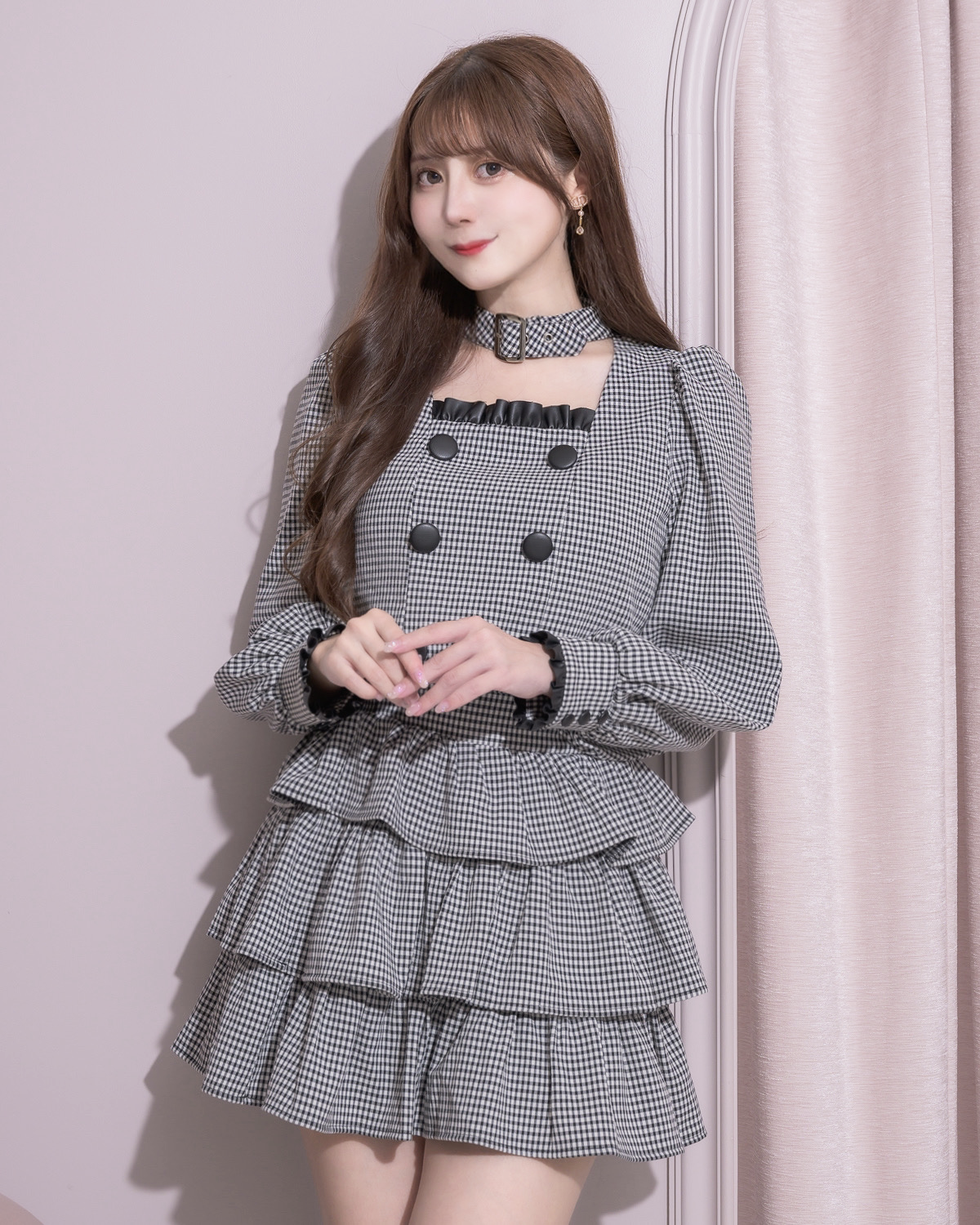 ティアードフリルミニスカート – pium