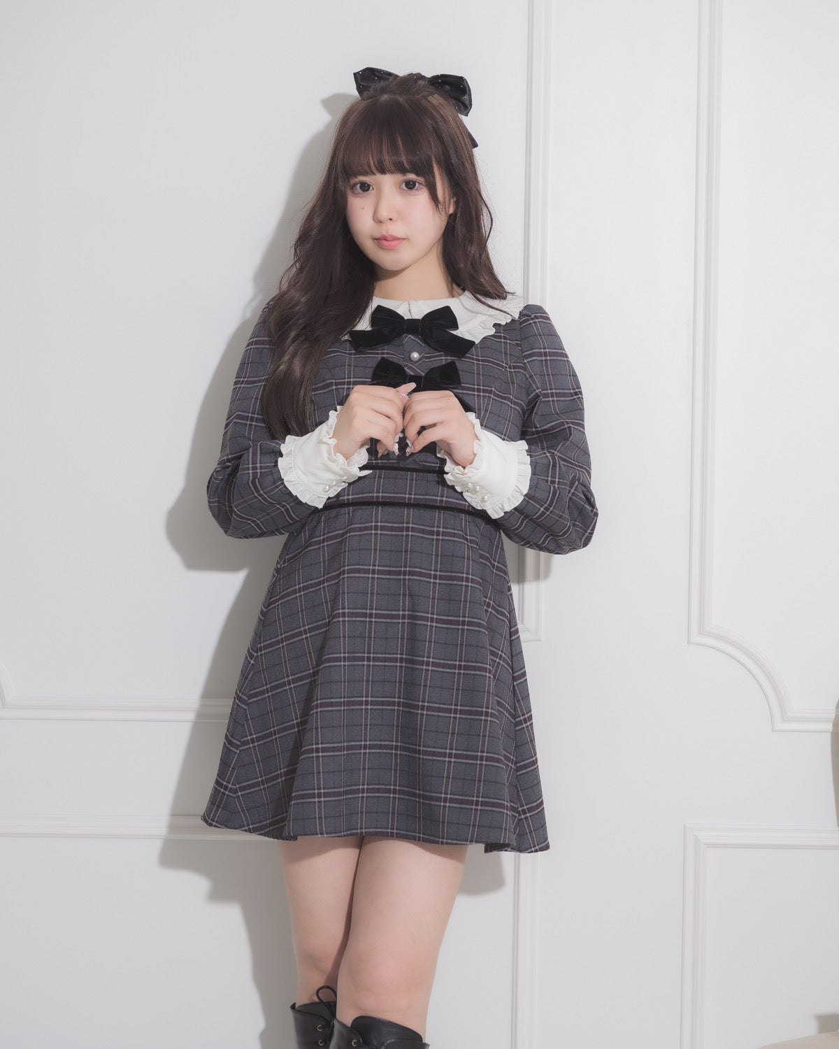 ベロアリボンドールワンピース – pium