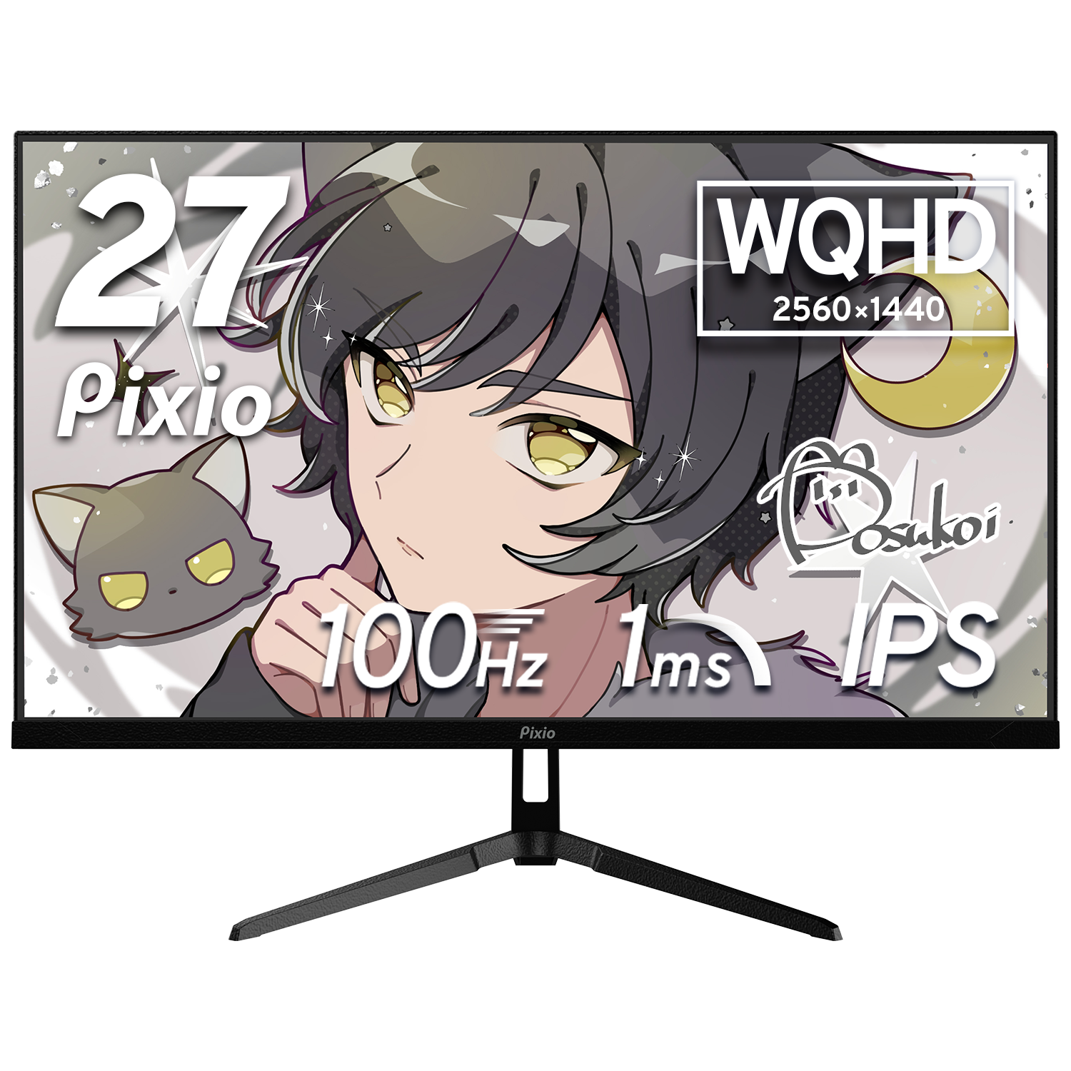 PX275WAVE / ブラック | 27インチ 100Hz WQHD FastIPS ゲーミング