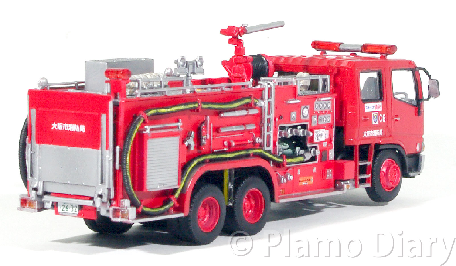 プラモ日記 » 化学消防ポンプ車 大阪市消防局C6 その7 完成!!
