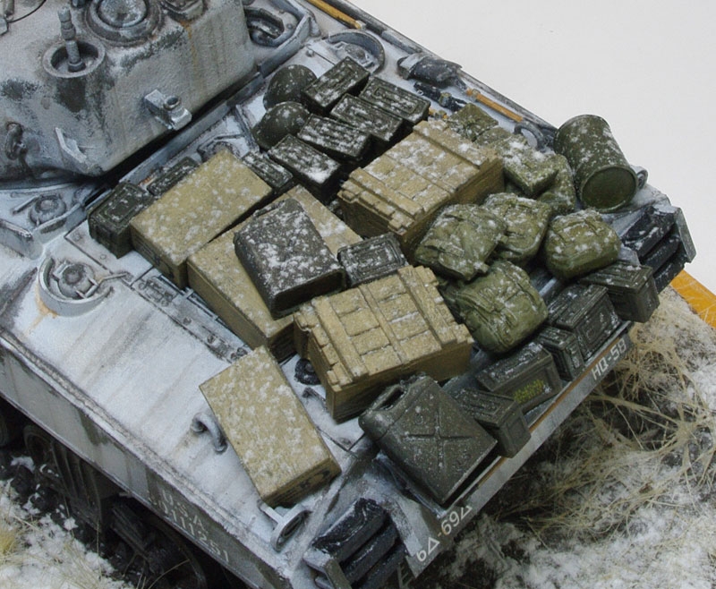 プラモ日記 » アメリカ・M4A3シャーマン 105mm榴弾砲搭載型 その8 完成!!