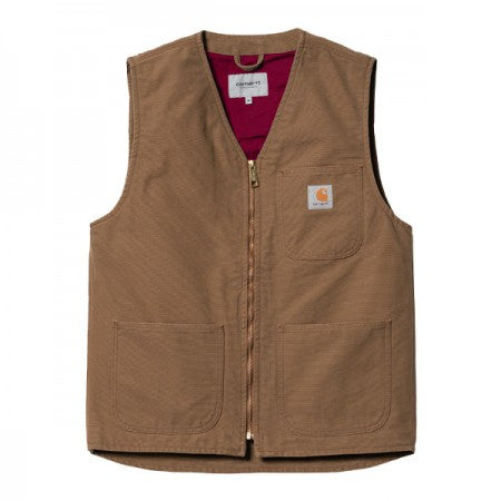 Carhartt WIP ベスト ARBOR VEST ブラウン | ストリートウェア | PLUGS