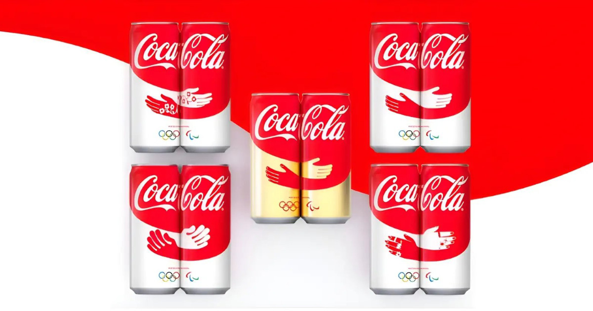コカ・コーラのパリオリンピックにむけた限定HUG缶販売！「It's Magic