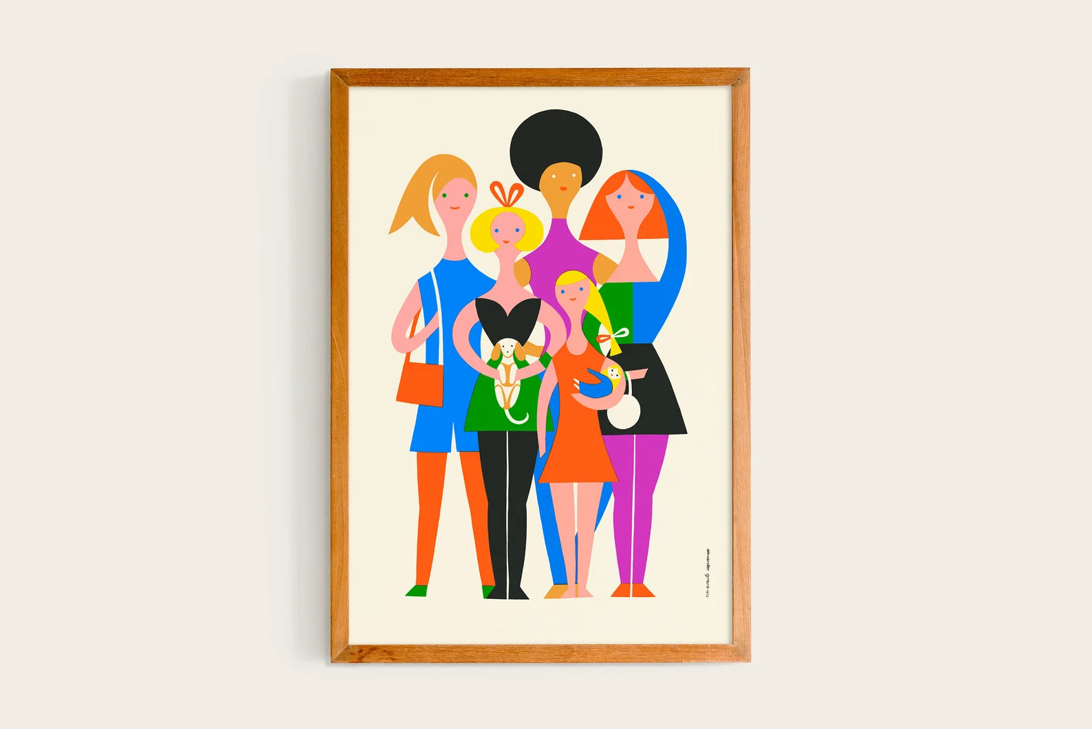 Alexander Girard, Girls, 1972 – Printopia