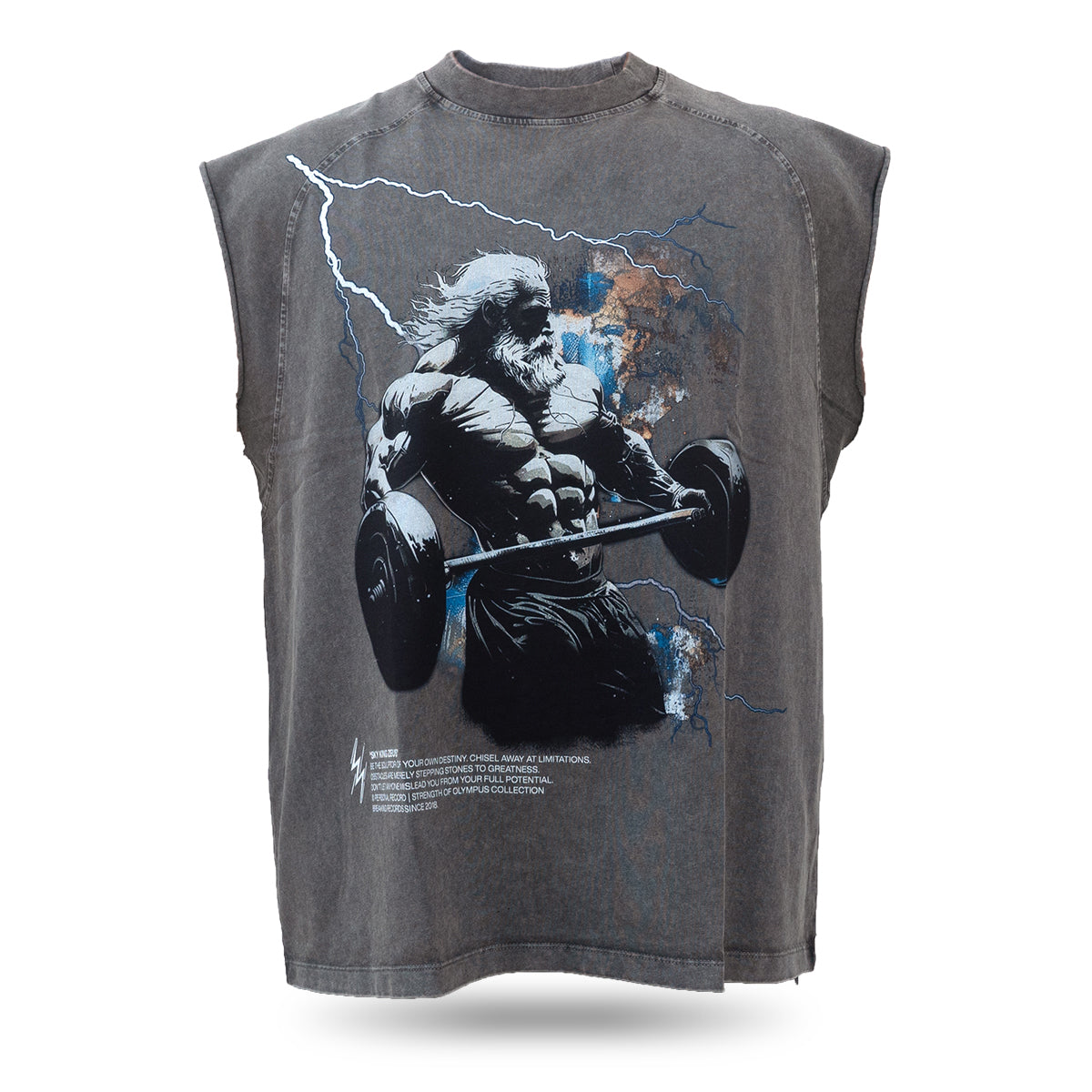 Oversize Olympus Sleeveless - Zeus - Charcoal – PR Lifestyle