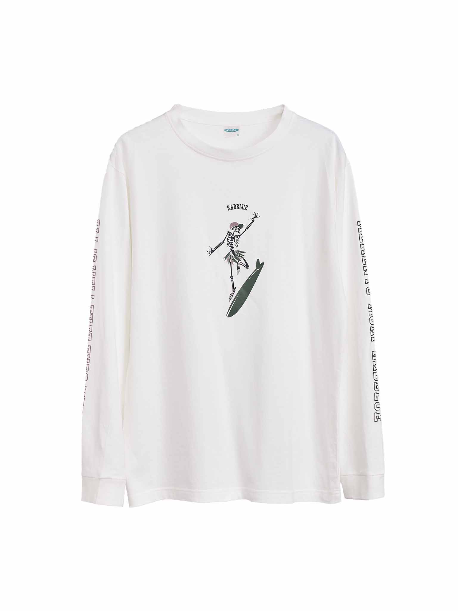 RadBlue LONG SLEEVE TEE【SKULL SURF】