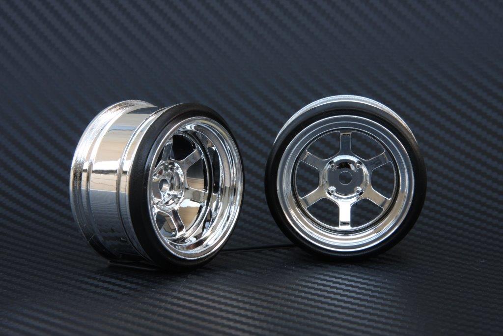 スケールダイナミクス V16D スポークホイール クローム 2個入り