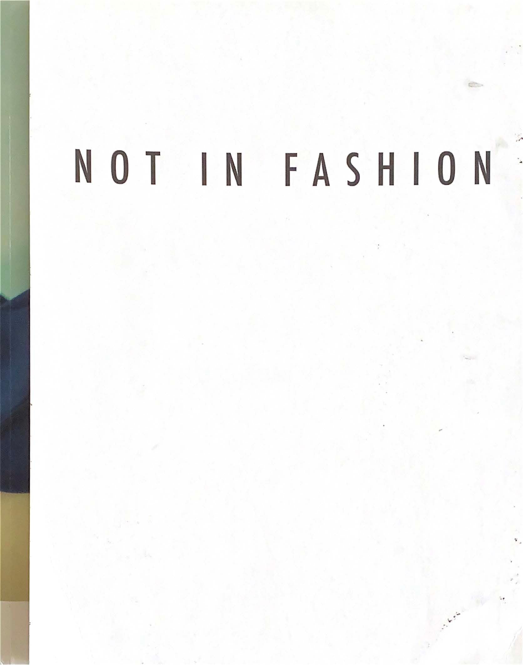 Rare Books Paris - Not in Fashion. Photography and Fashion in the 90s