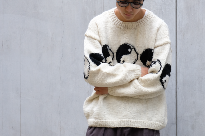 niche.MacMahon Knitting Mills - Line Yin & Yang Crew Neck Knit - Blog