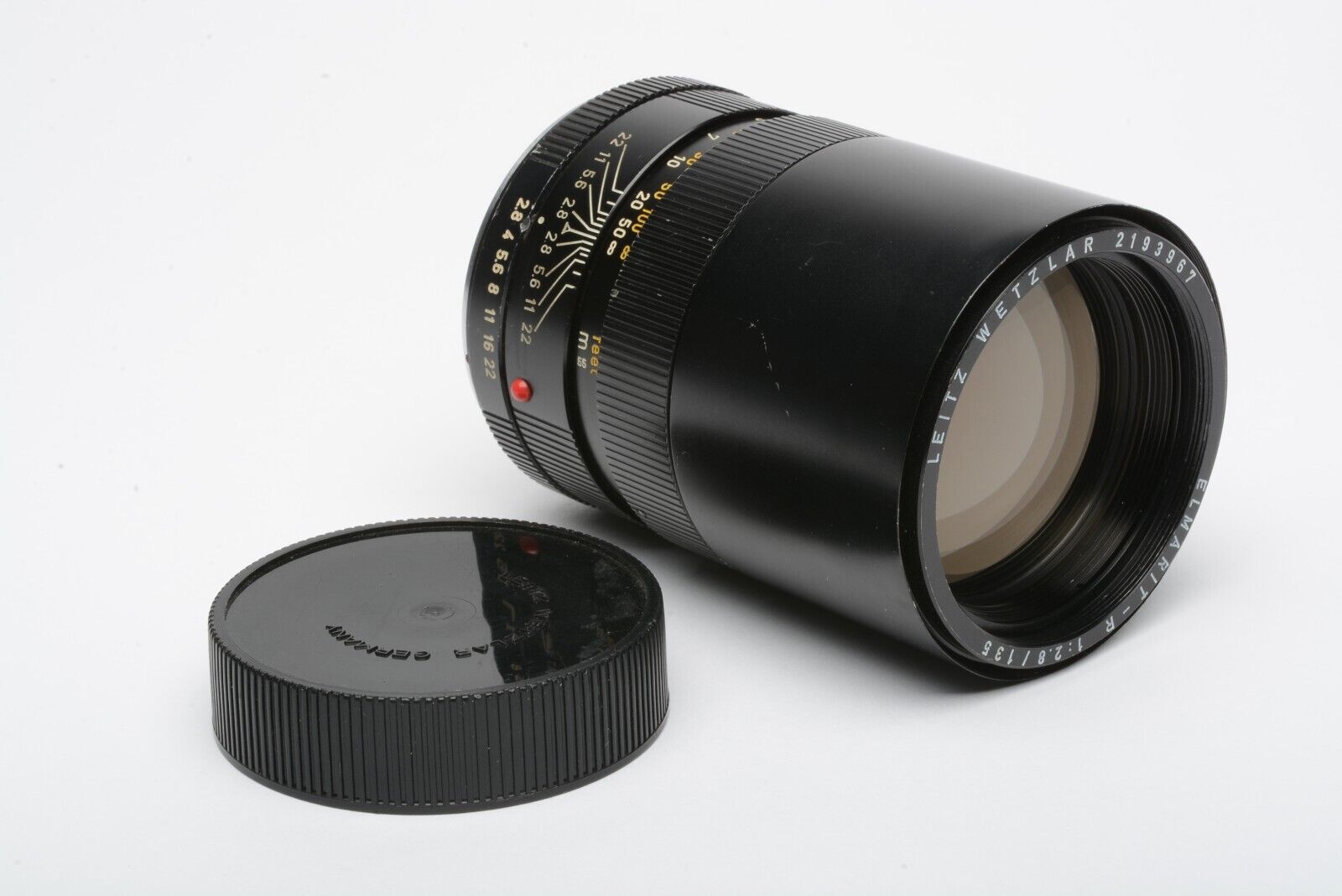 Leica Elmarit-R 135mm F2.8 Lens, Caps, Very Clean And Sharp! +
