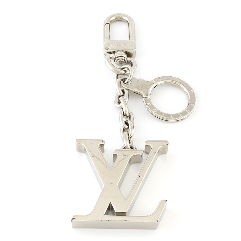 Used] Louis Vuitton LOUIS VUITTON Keychain Logo Keyring Metal