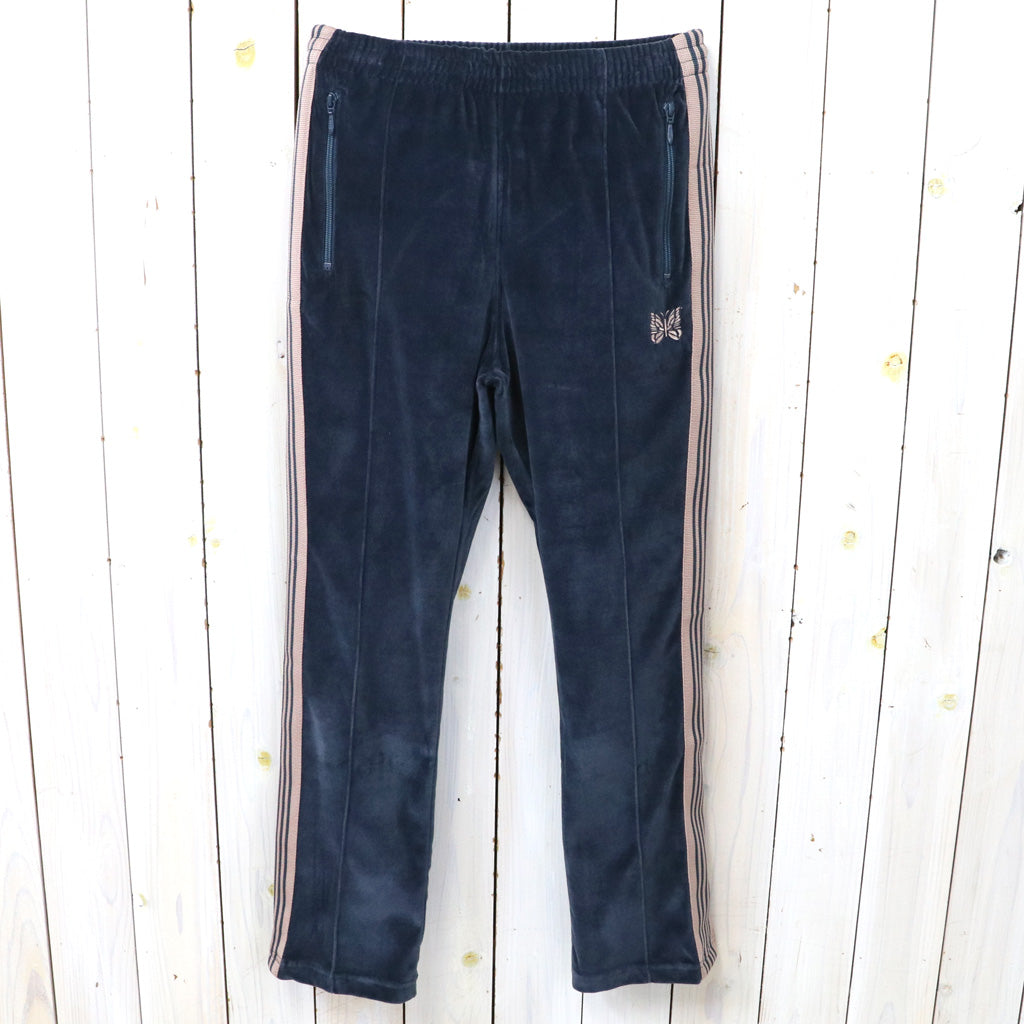 Needles : Narrow Track Pant-C/Pe Velour (Steel Blue) – Reggieshop