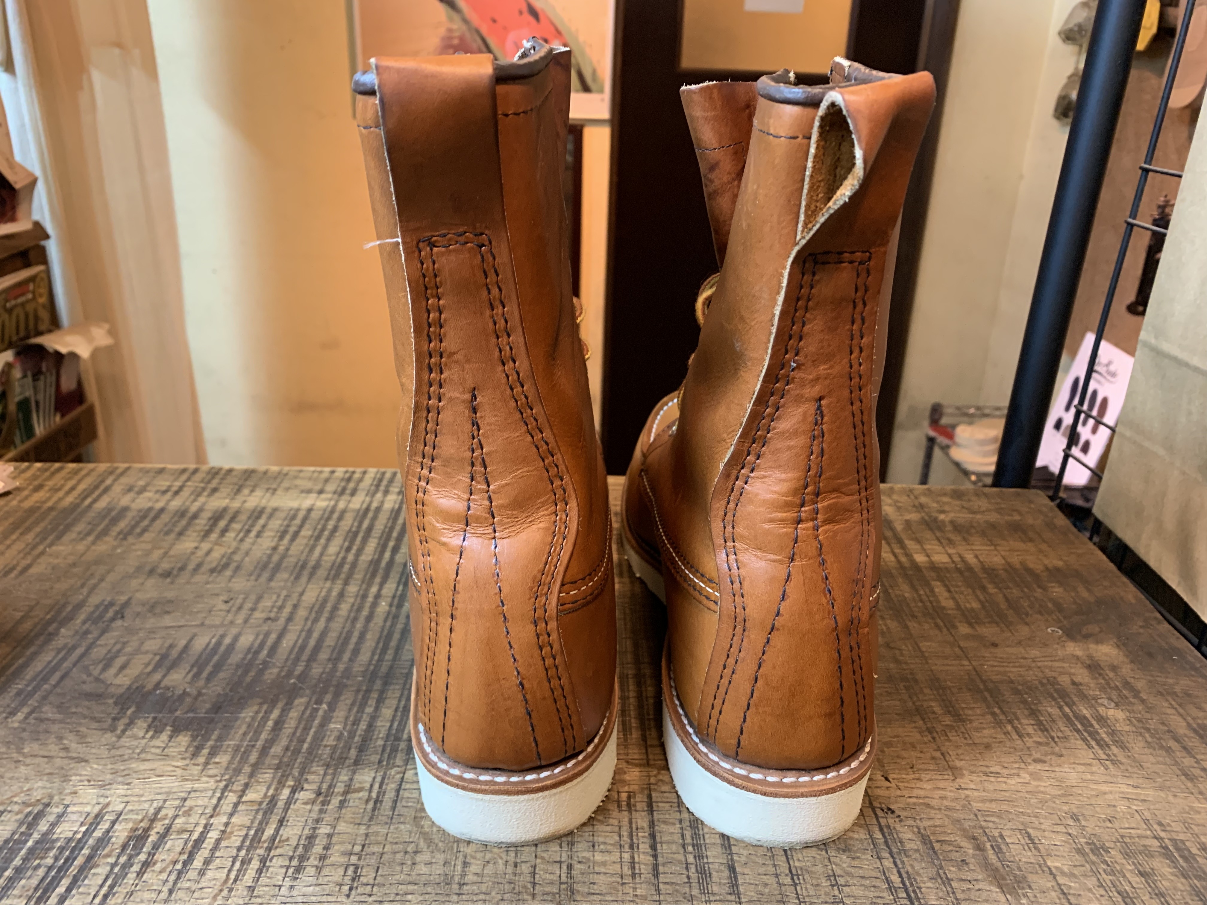 Redwing 877 Dr.sole コルクソール交換 / バックステイ位置修正