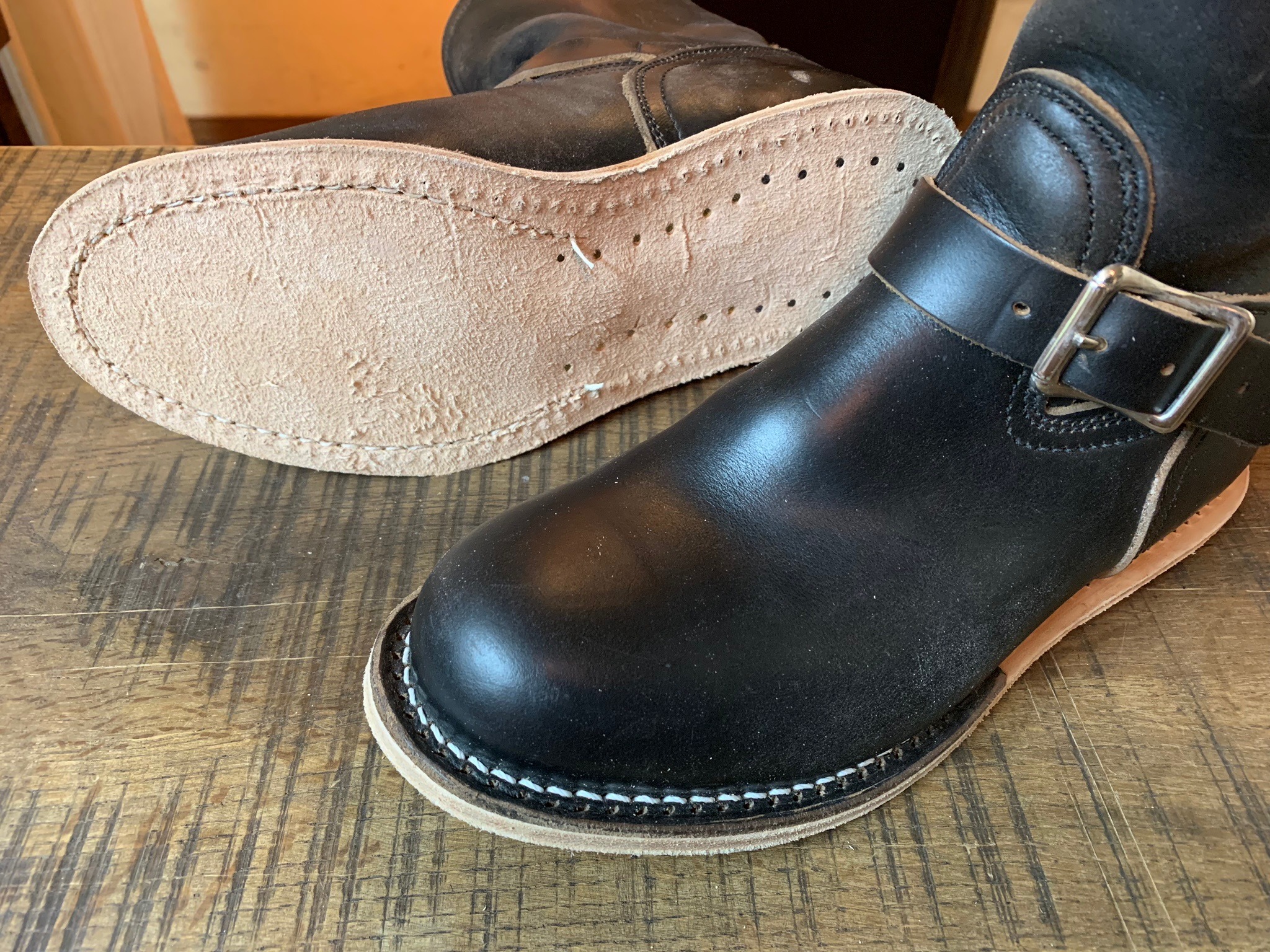 Viberg(ヴァイバー) エンジニアブーツ vibram#2021(サンド) ソール