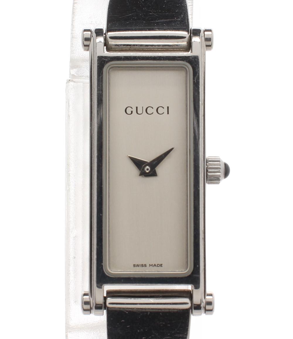 GUCCI 腕時計 クオーツ シルバー 1500L レディース グッチ – Rehello