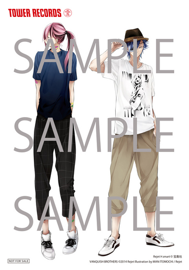 ∀｀)＜Rejet×Smartタワーレコード特典ブロマイドにVANQUISHが登場
