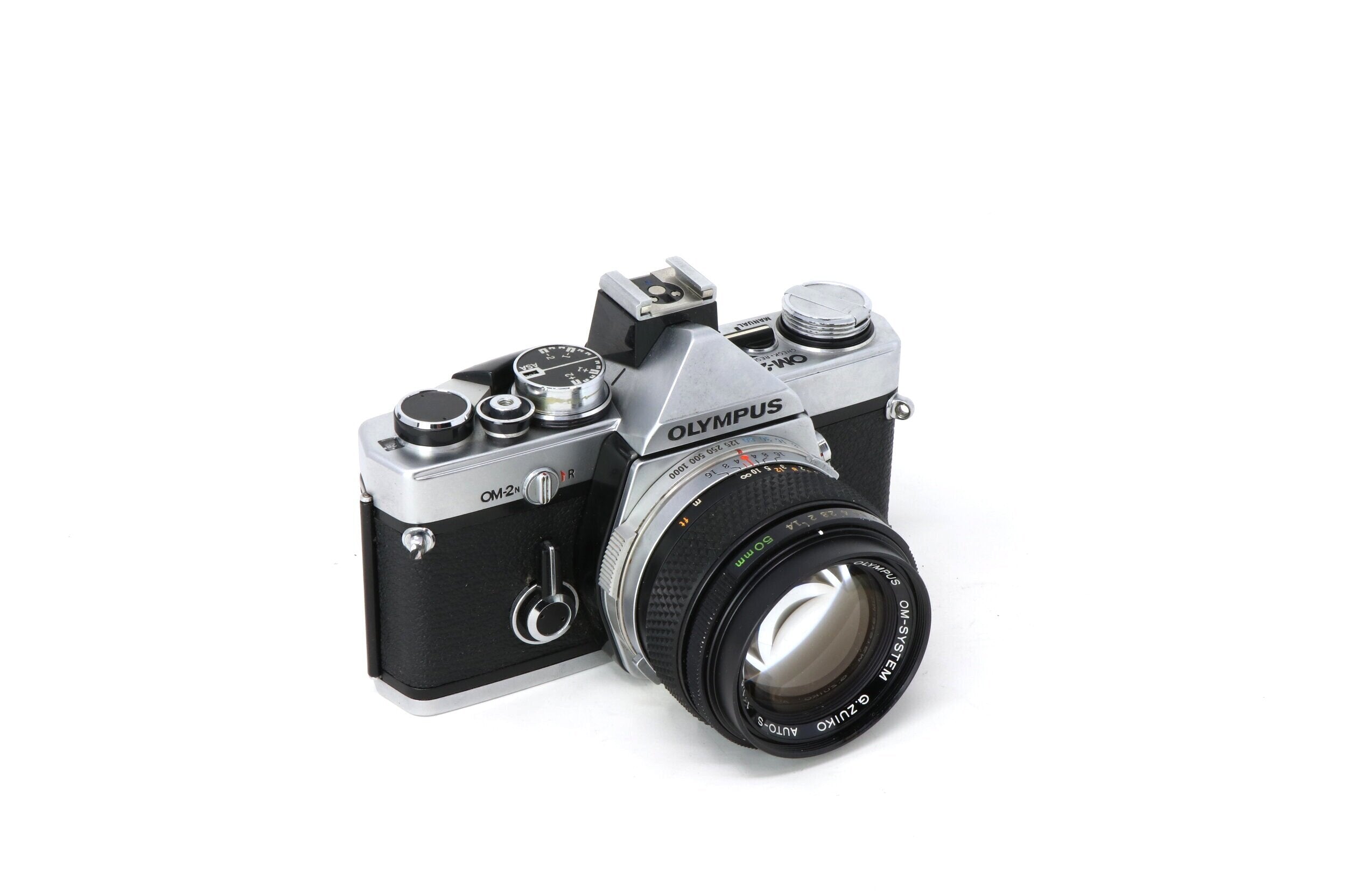 Olympus OM-2n 35mm Film Camera with 50mm lens – Relics