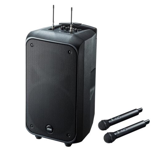 サンワサプライ ワイヤレスマイク付拡声器スピーカー MM-SPAMP8