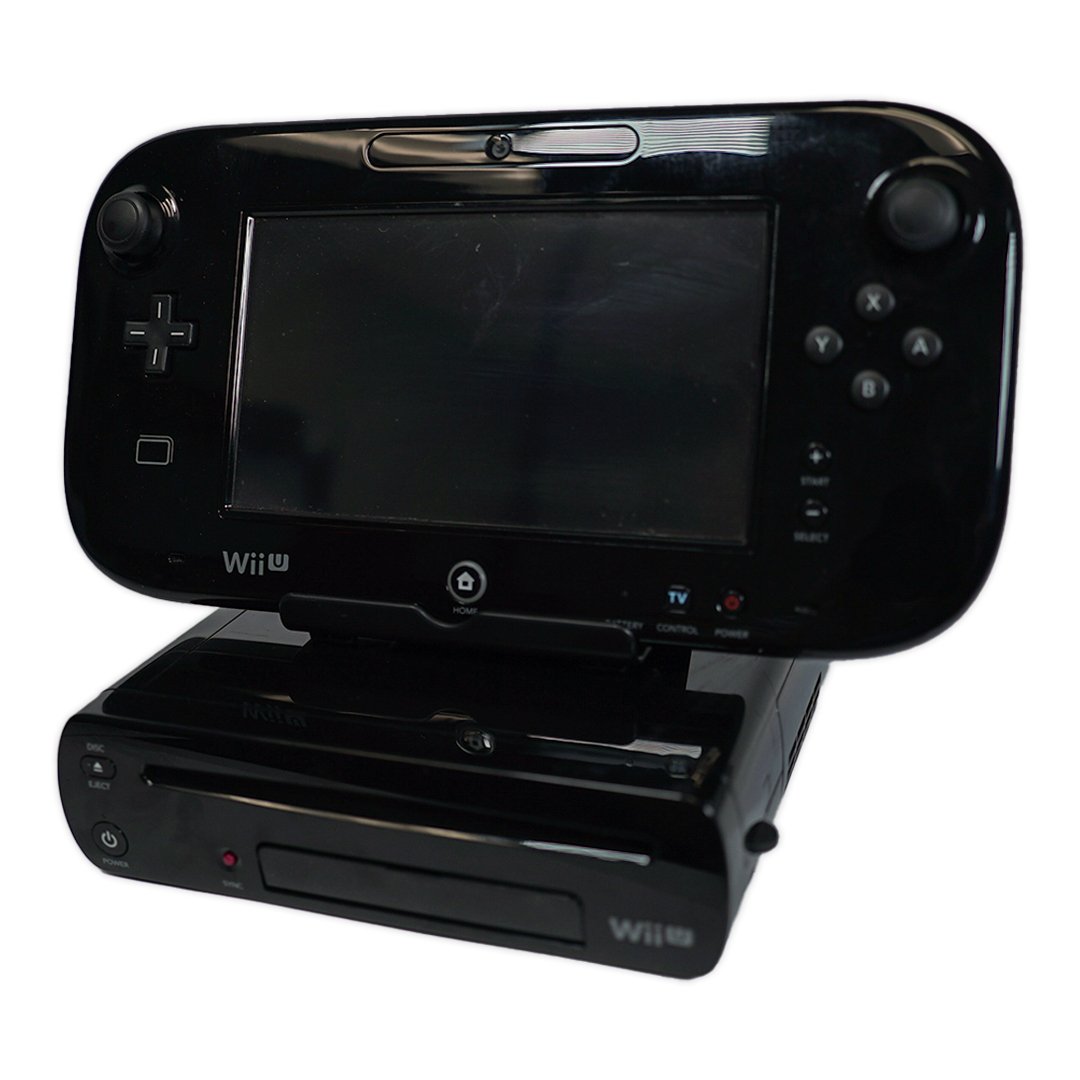 Black Nintendo Wii U System with Gamepad (32 GB) - Certified