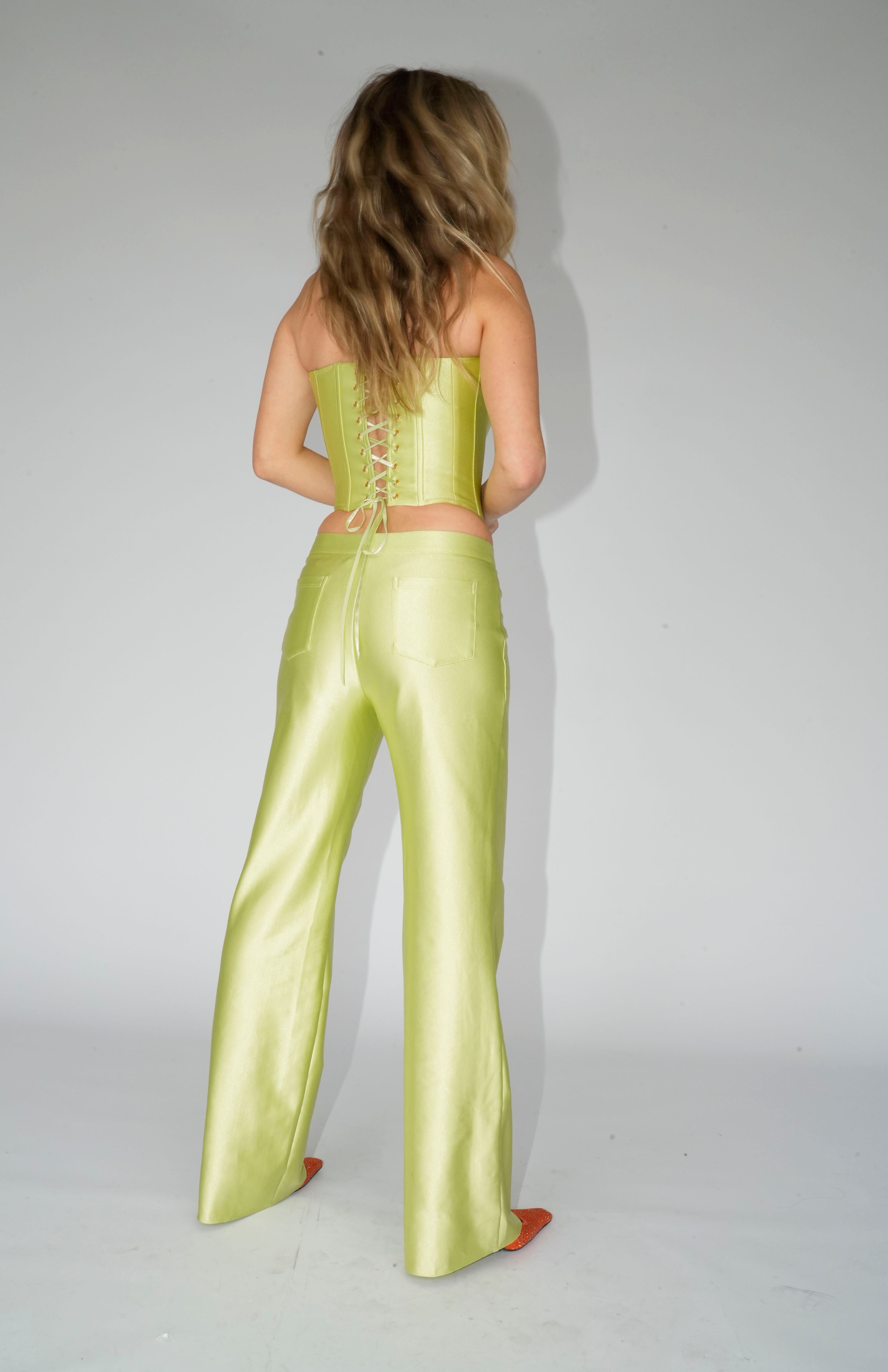 Wasabi Low-Rise Trouser – Rezek Studio