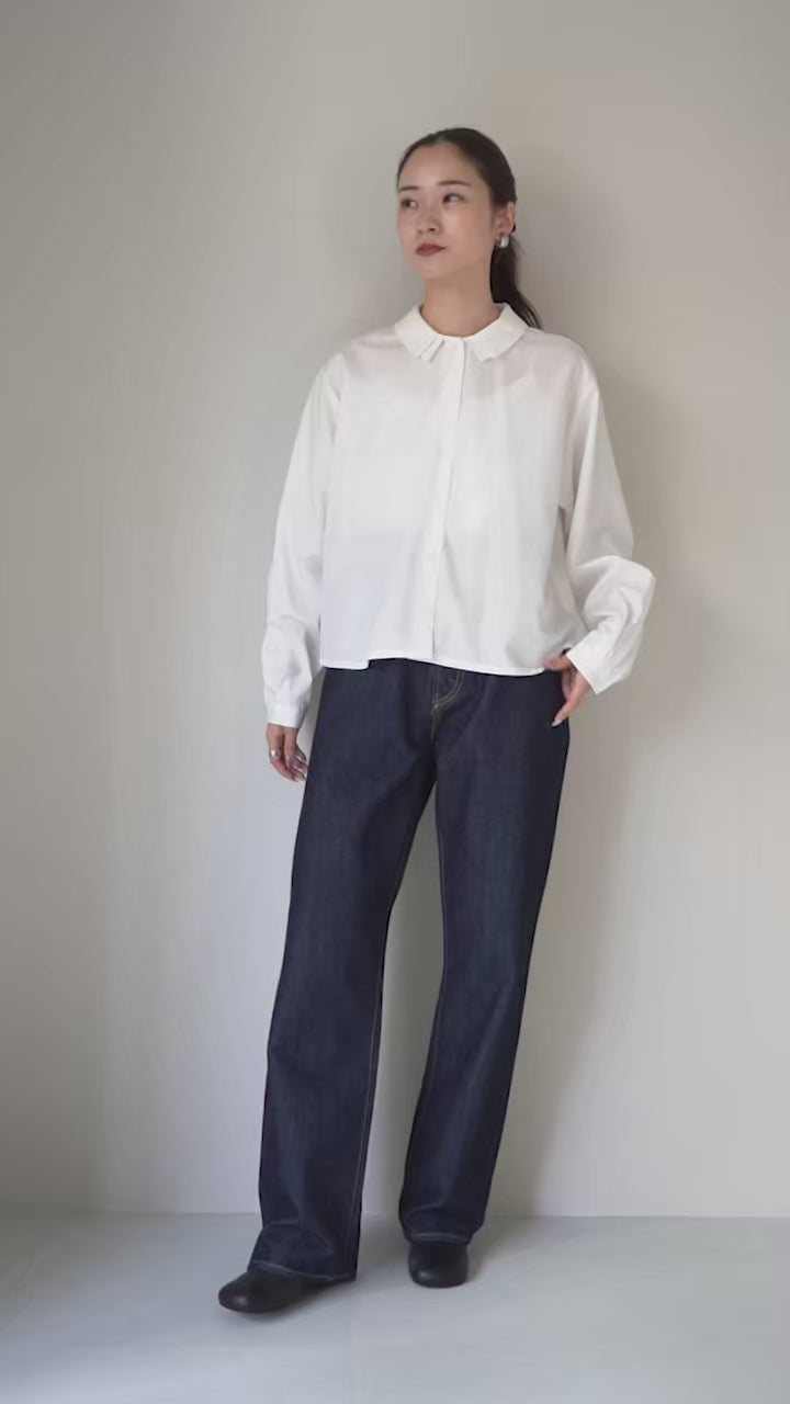 mizuiro ind（ミズイロインド） ダブルカラー シャツ / レディース