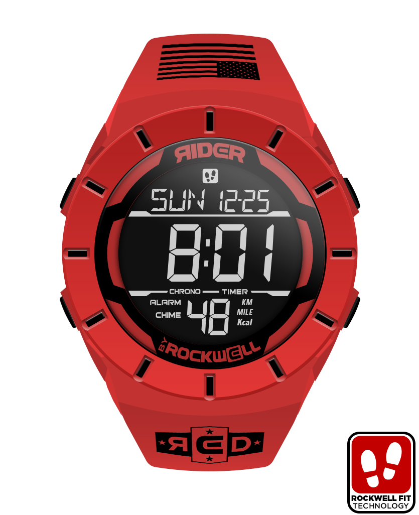 Coliseum Fit™ R.E.D. Edition in Red/Black Watch by Rockwell Time