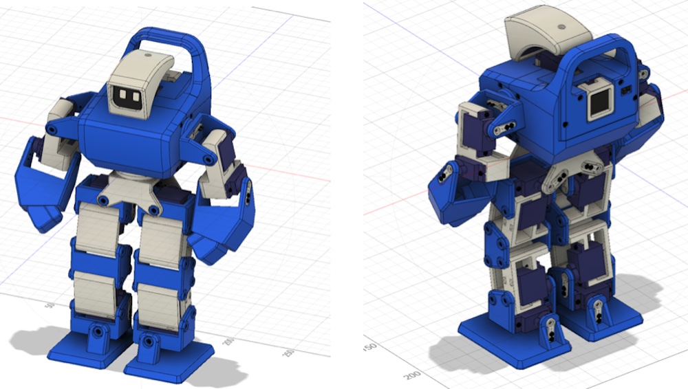 NX25 M5AtomS3で作る二足歩行ロボット