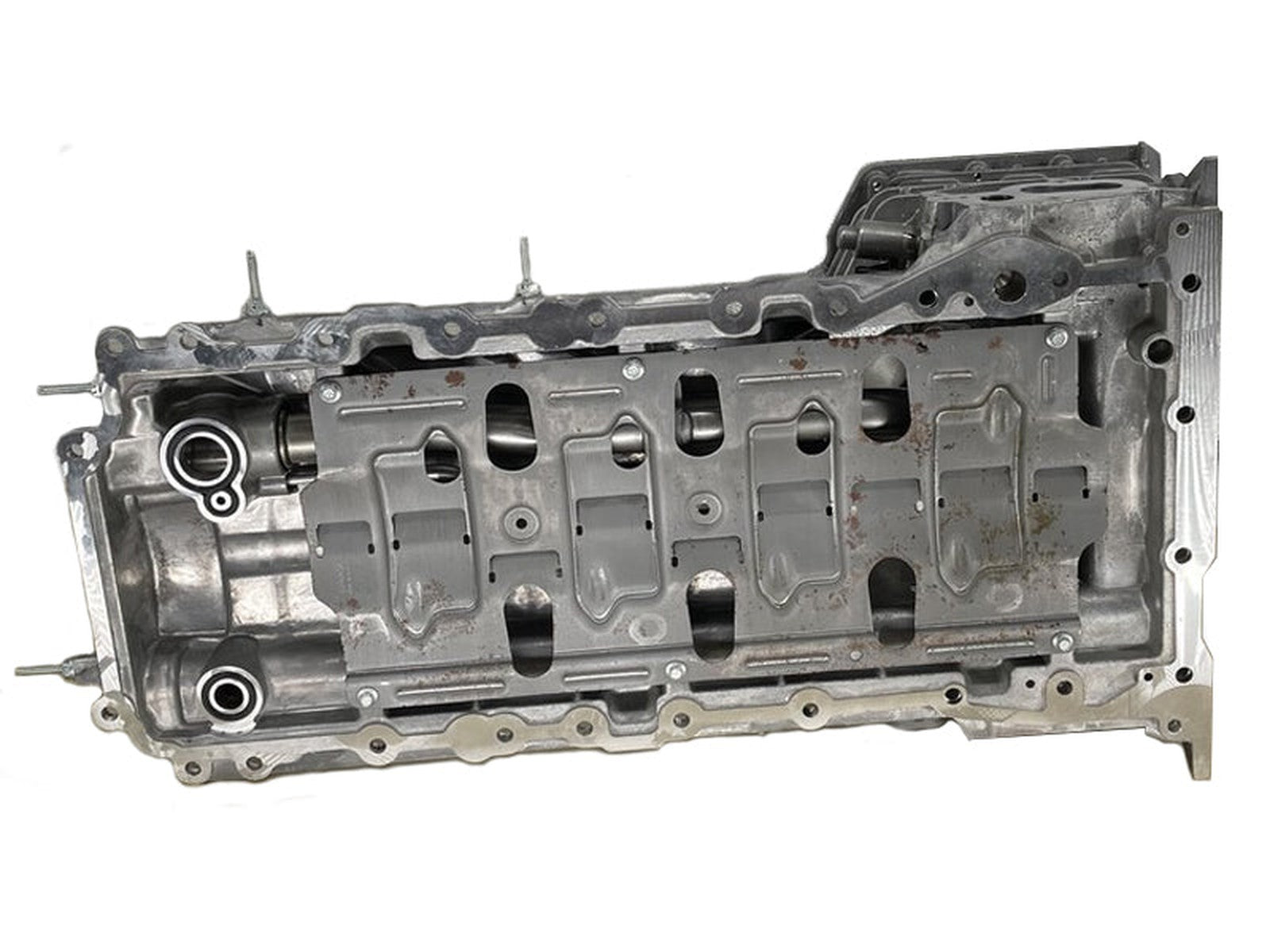 LC3Z6K040B OE Upper Engine Oil Pan Stiffener, 2020-2023 Ford 6.7L