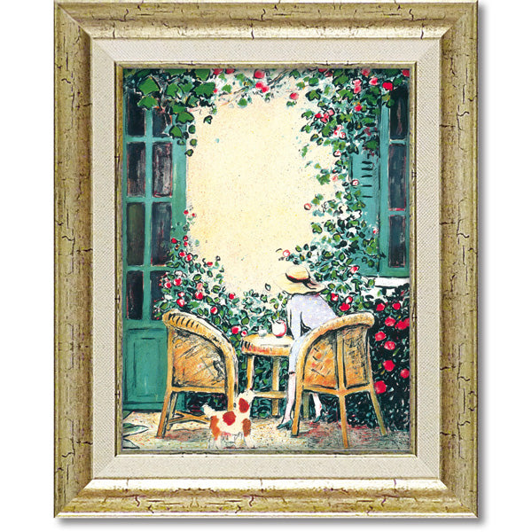 絵画 額入り カシニョール 【ローズポンポン】 – インポート卸雑貨