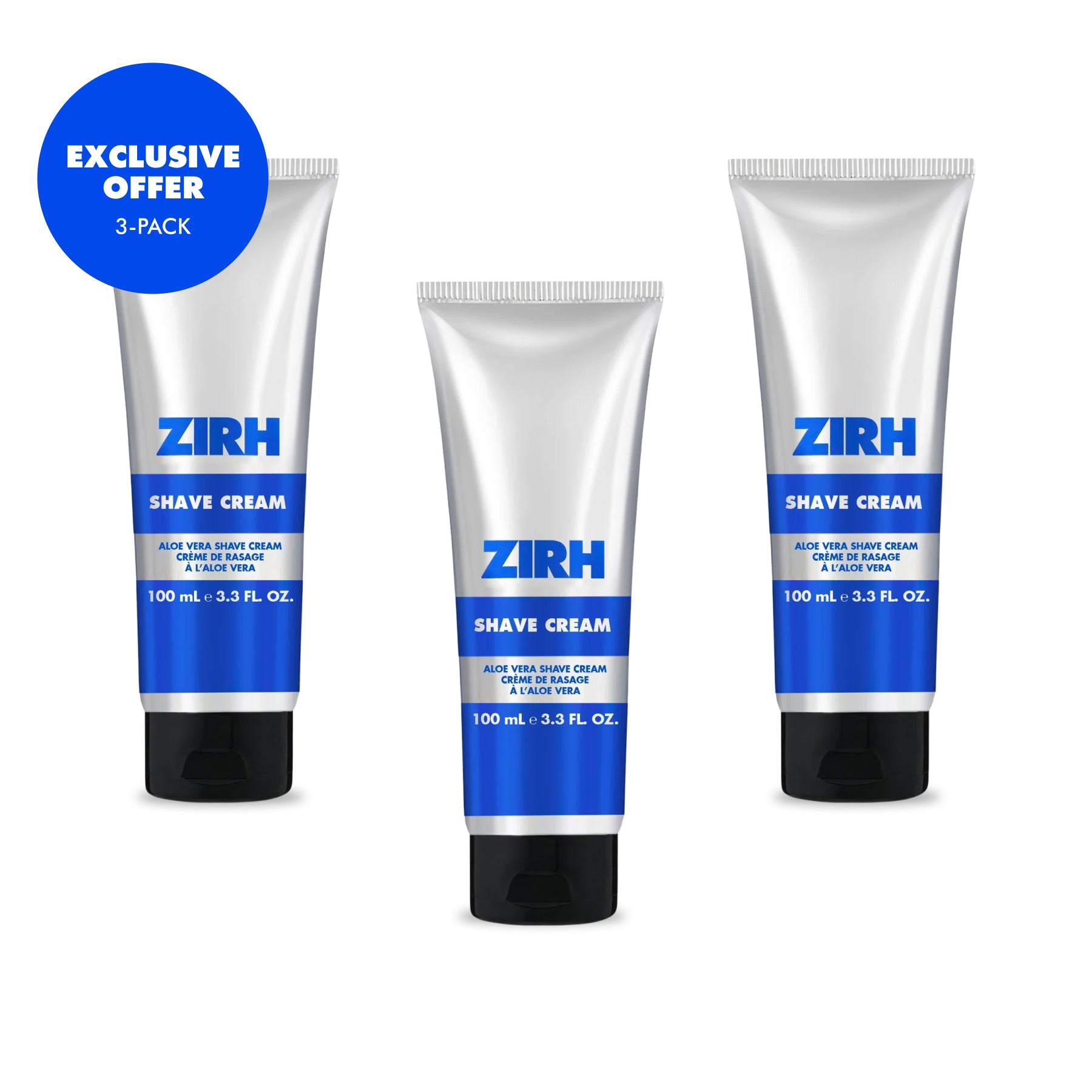 SHAVE CREAM 3.3 oz, 3-Pack $46 (Save $8) – Zirh Skincare