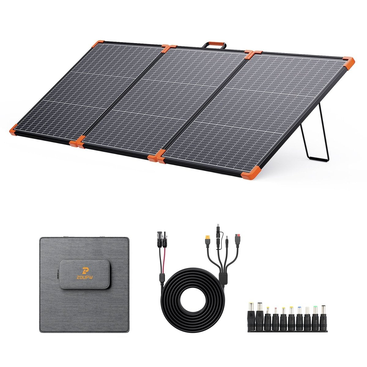 ZOUPW 180W Tri-Fold Bifacial Solar Panel – zoupw