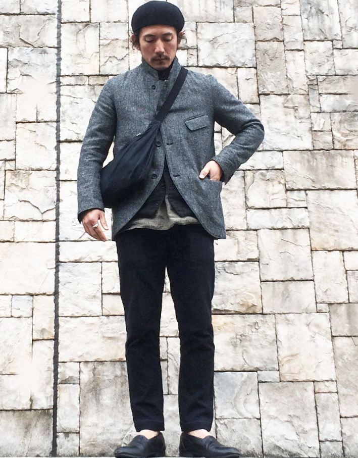 DA CLASSIC HERRINGBONEWOOL JKT