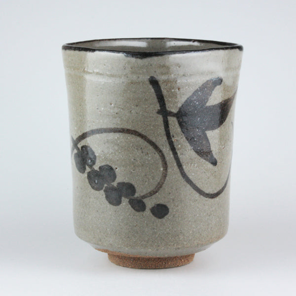 2226 十四代 中里太郎右衛門 絵唐津 湯呑 未使用 2226 十四代 中里太郎