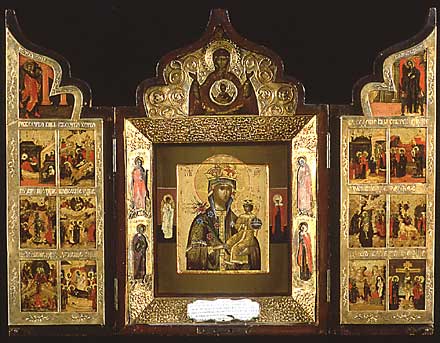 玉川大学教育博物館所蔵『イコン』：薔薇の聖母