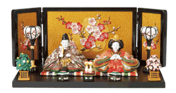 内裏雛ー絵屏風 商品一覧ページ 丹青堂｜書道用品・日本画画材・和趣品