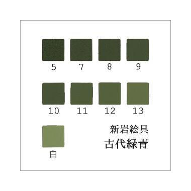 古代緑青（日本画用・新岩絵具）｜岩絵具販売・通販【丹青堂】 商品