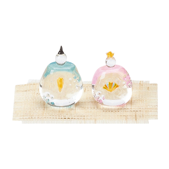 ガラス平安立雛 【丹青堂製】｜雛人形の販売・通販【丹青堂】 商品詳細